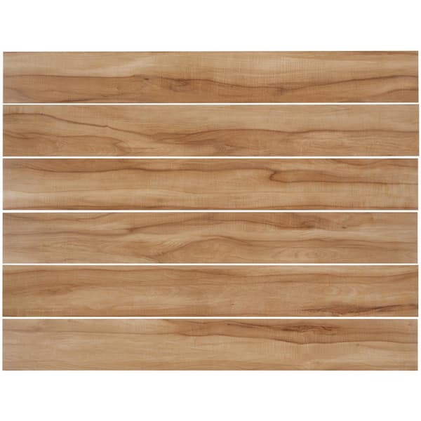 Sample-Katone Wash Oak White 6x48 Wood Look Glue Down Luxury Vinyl Plank  Flooring