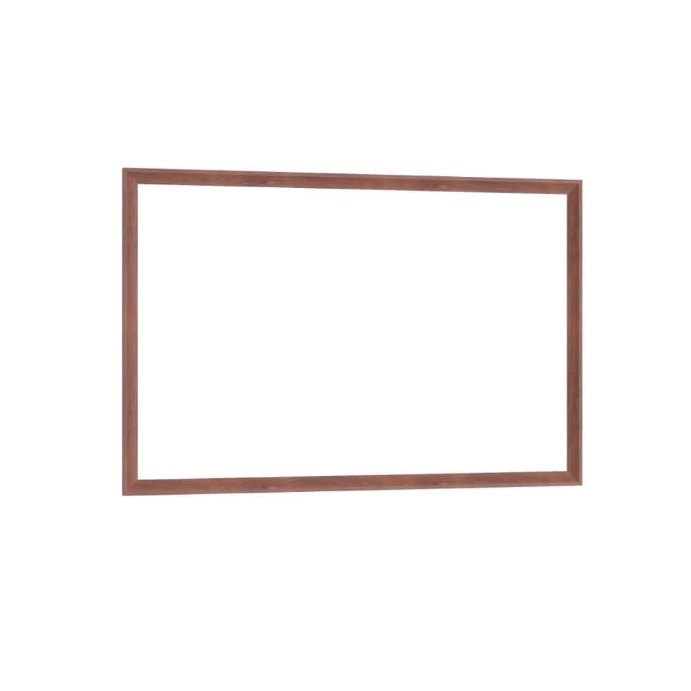 40 in. W x 36 in. H Rectangular Framed Wall Bathroom Vanity Mirror in Walnut price history on PriceWatchPro