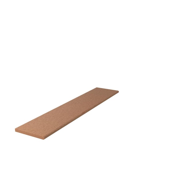 L. J. SMITH STAIR SYSTEMS 1.0625 in. T x 11.5 in. W x 54 in. L Unfinished Red Oak Wood Plain