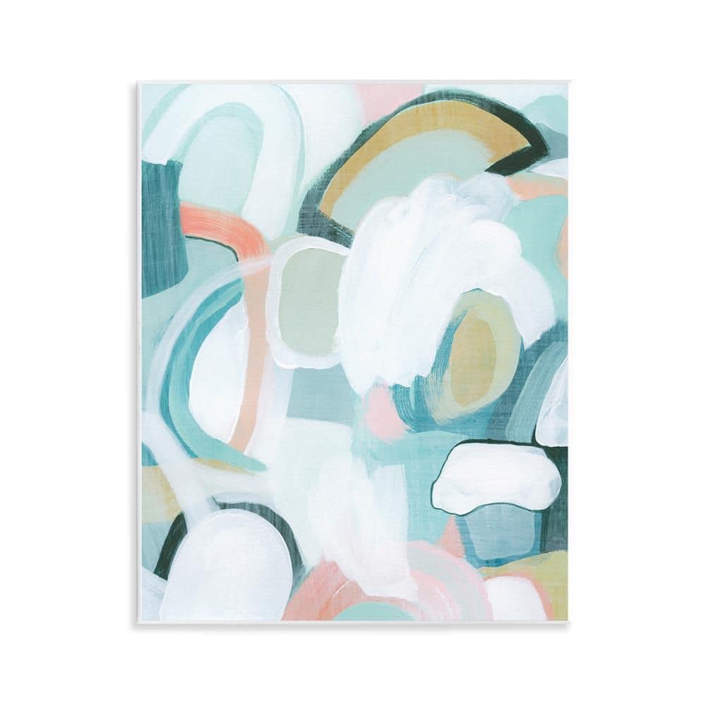 Pastel Arched Forms by Grace Popp Unframed Abstract Graphic Art Print 14 in. x 11 in. price history on PriceWatchPro