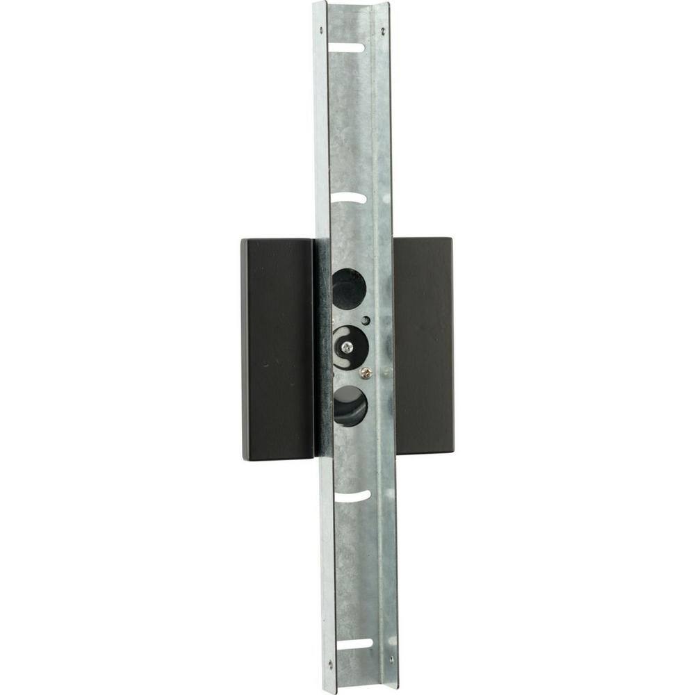 24" Matte Black LED Contemporary Outdoor Wall Light