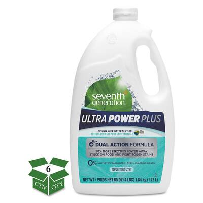 65 oz. Fresh Citrus Natural Auto Dishwasher Gel Ultra-Power Plus Bottle (6-Count)