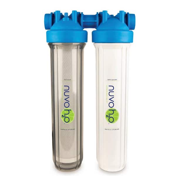 NuvoH2O Manor + Taste Whole House Salt-Free Water Softener, Conditioner, And Filtration System