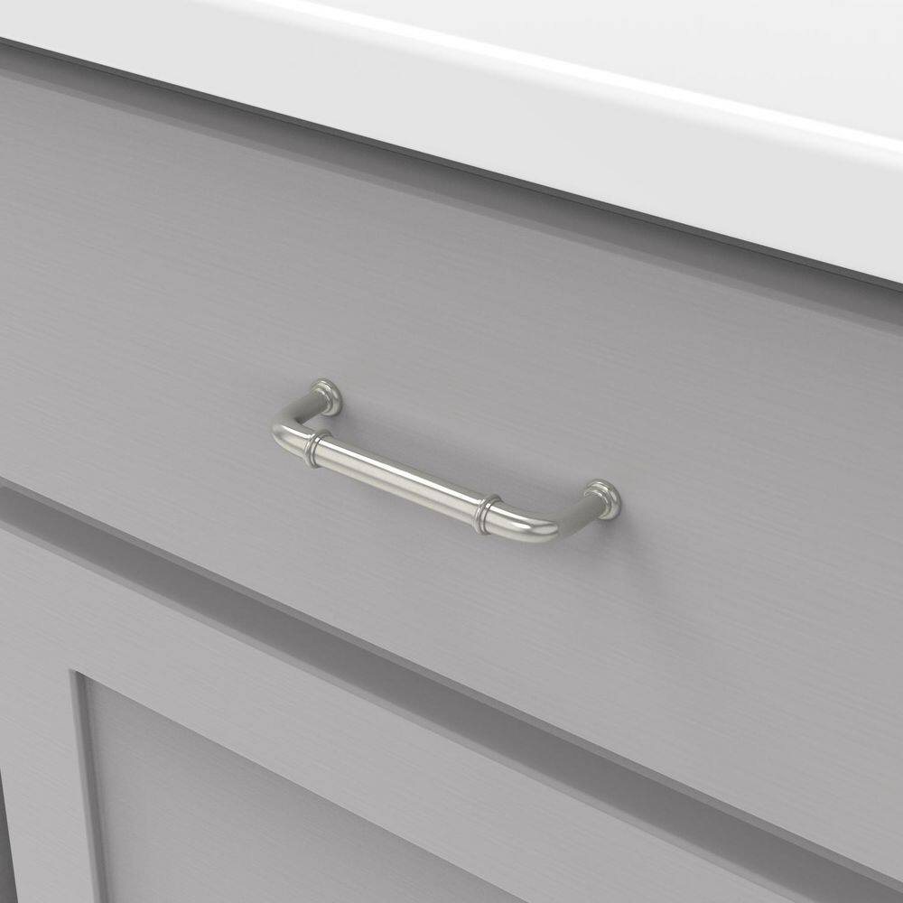 Stainless Steel Matte Cabinet Handle with Mounting Hardware