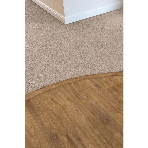 Oak Wood Grain 0.5 in. T x 1.62 in. W x 94 in. L Vinyl Flexible Reducer