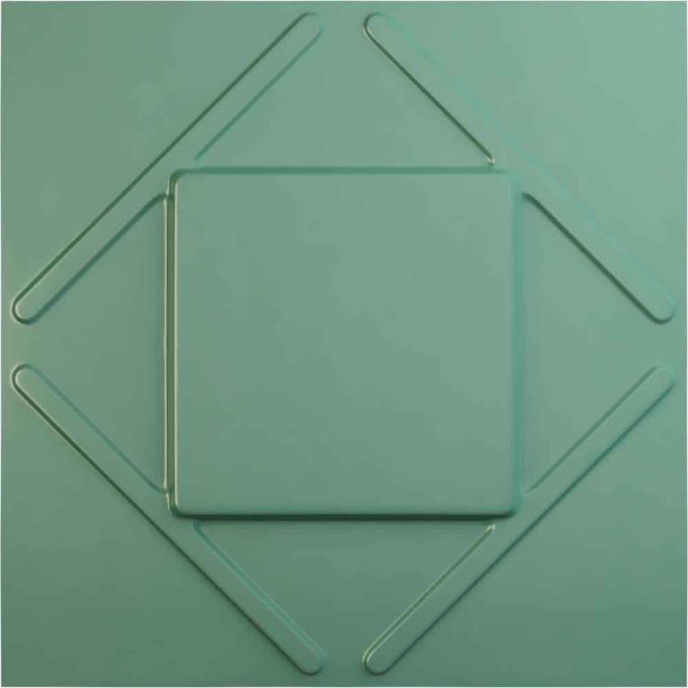 19 5/8 in. x 19 5/8 in. Aubrey EnduraWall Decorative 3D Wall Panel, Sea Mist (12-Pack for 32.04 Sq. Ft.) price history on PriceWatchPro