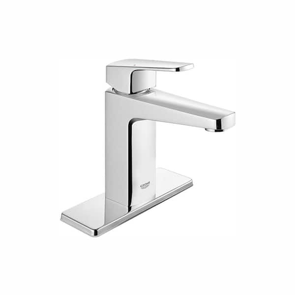 Grohe Tallinn 4 In Centerset Single Handle Bathroom Faucet In Starlight Chrome 23838000 The Home Depot