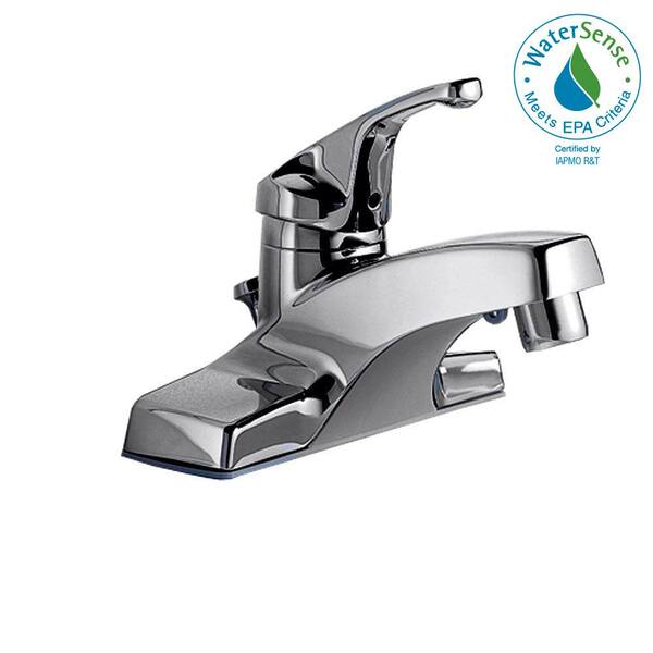 American Standard Colony 4 in. Centerset Single Handle Bathroom Faucet in Polished Chrome