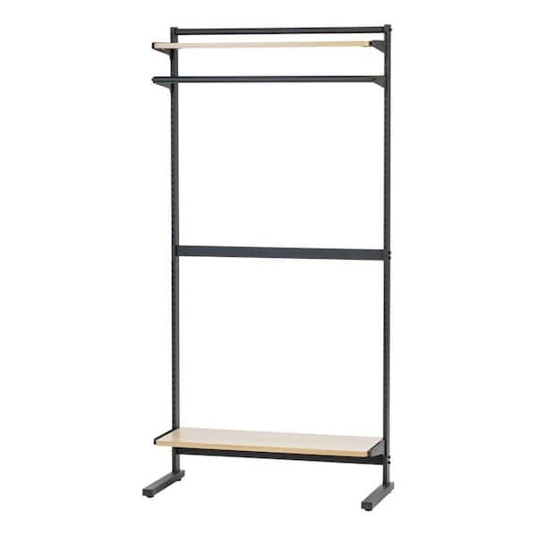 IRIS 67.72 in. SWR-2 Shelf Baker's Rack with Storage Adjustable Shelves,  Coffee Station, Small Closet Organizer 590062 - The Home Depot
