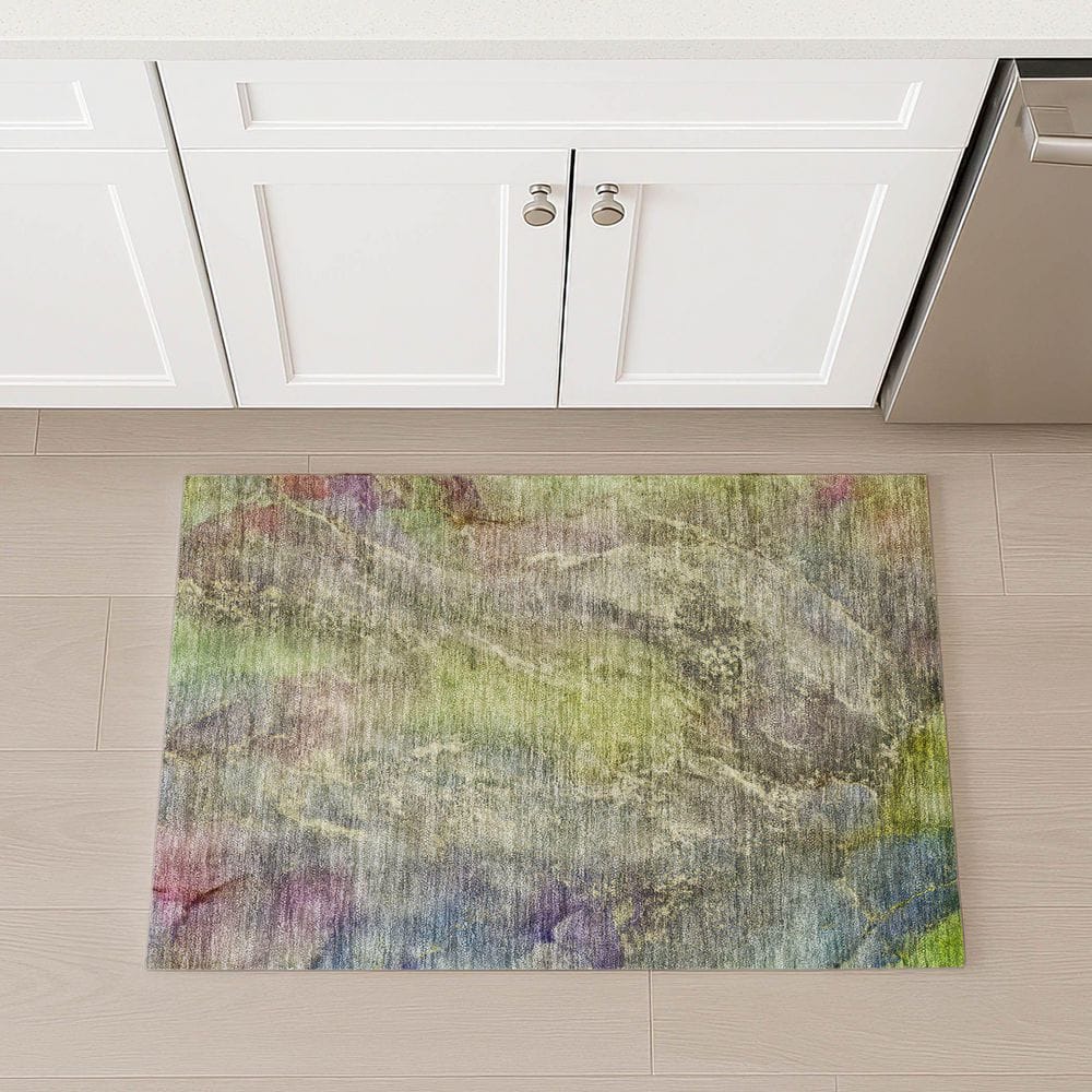 Chantille Machine Washable Indoor/Outdoor Abstract ACN2307 Green 2 ft. x 3 ft. Accent Rug price history on PriceWatchPro