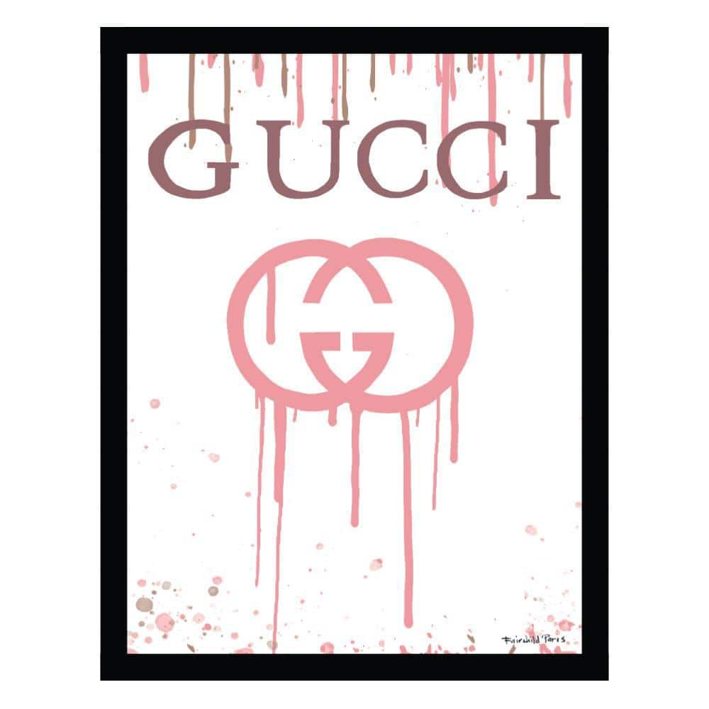Fashion Designer Drip Logo-Framed Print by Fairchild Paris Abstract Poster Art Print 18 in. x 14 in. price history on PriceWatchPro