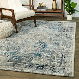 Kennedy Taupe 8 ft. x 10 ft. Vintage Oriental Area Rug