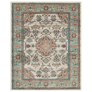 Fitzgerald 10 ft. x 13 ft. Beige Abstract Area Rug