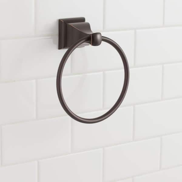 Milner Towel Ring in Bronze