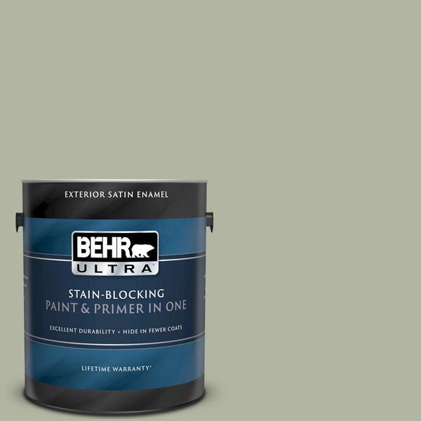 BEHR ULTRA 1 gal. #UL210-6 Environmental Satin Enamel Exterior Paint and Primer in One