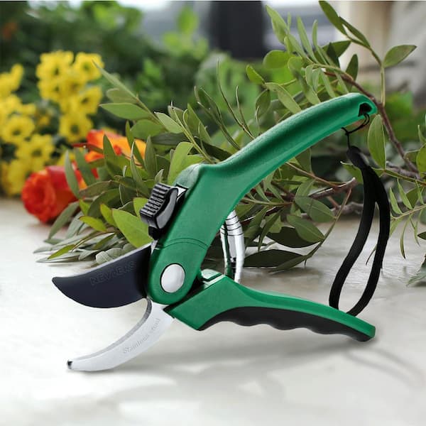 Wevove 3 Pack Garden Pruning Shears Stainless Steel Blades Handheld Pruners Set with Gardening Gloves