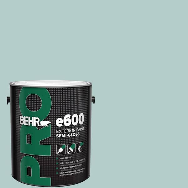1 gal. #PPU13-15 Clear Pond Semi-Gloss Exterior Paint