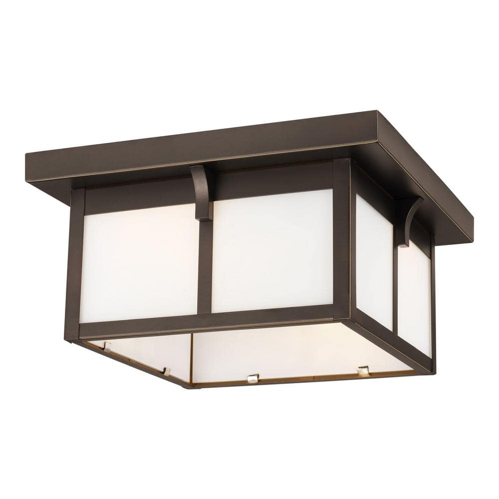 Generation Lighting Tomek 2 -Light Antique Bronze Outdoor Urban ...