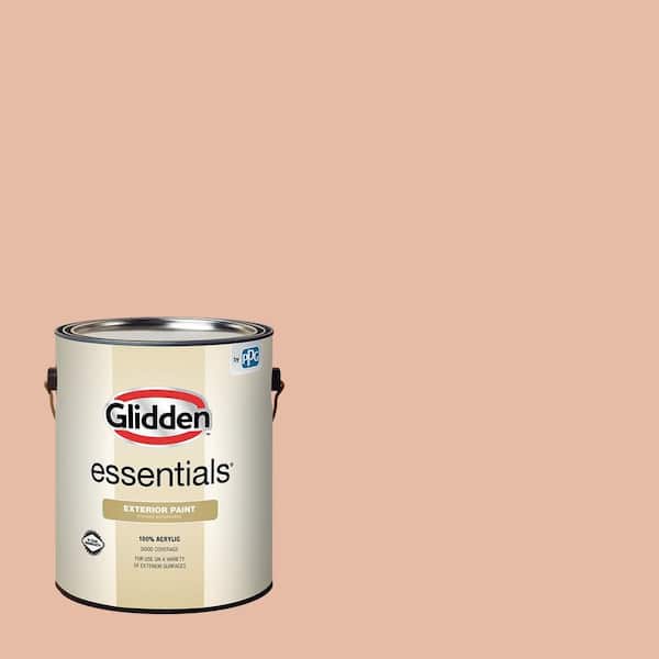 Glidden Essentials 1 gal. PPG1069-3 Starfish Semi-Gloss Exterior Paint