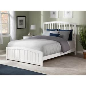 Richmond White Full Traditional Bed with Matching Foot Board