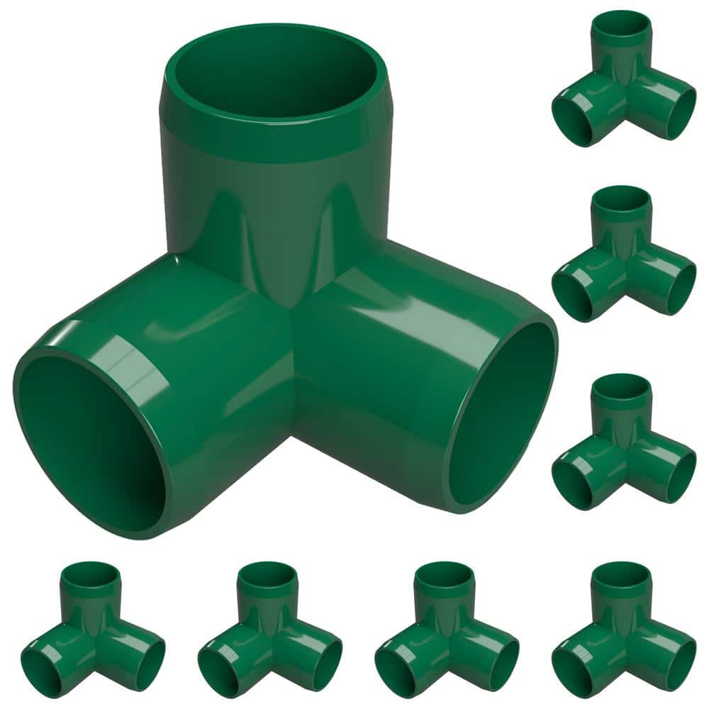 3/4 in. Furniture Grade PVC 3-Way Elbow in Green (8-Pack) price history on PriceWatchPro