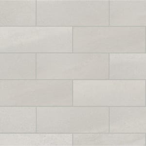 Seville White Matte 3.75 in. x 12 in. Porcelain Floor and Wall Tile (6.25 sq. ft./Case)