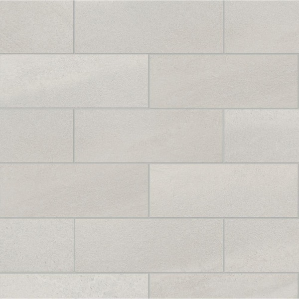 Florida Tile Home Collection Seville White Matte 3.75 in. x 12 in ...