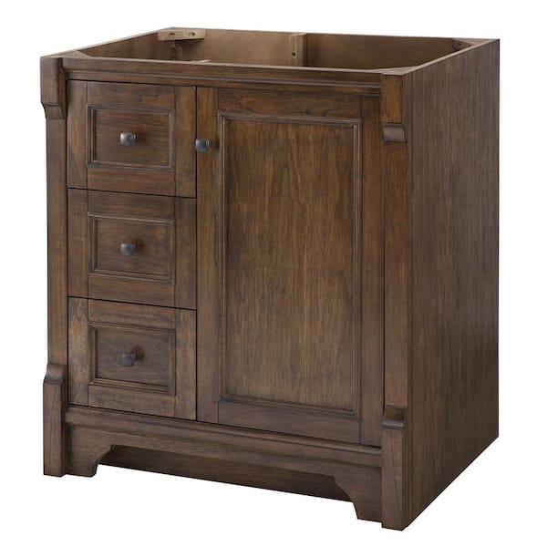 Home Decorators Collection Creedmoor 30 in. W x 34 in. H Vanity Cabinet Only in Walnut