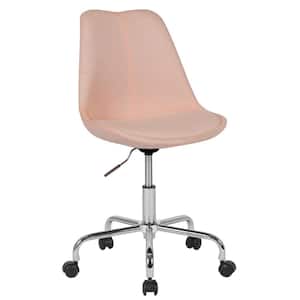 Pink Fabric Office/Desk Chair