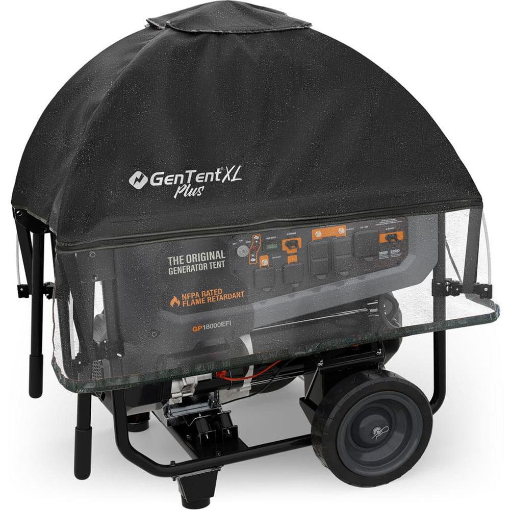 Larger Open Frame Generator Running Cover (XL Size, Plus Edition, Black) with Universal Steel Clamp Kit price history on PriceWatchPro