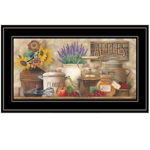 Antique Kitchen by Unknown 1 Piece Framed Graphic Print Typography Art Print 12 in. x 21 in. .