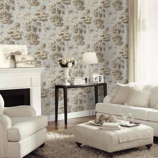 La Campagne Vinyl Roll Wallpaper (Covers 56 sq. ft.)