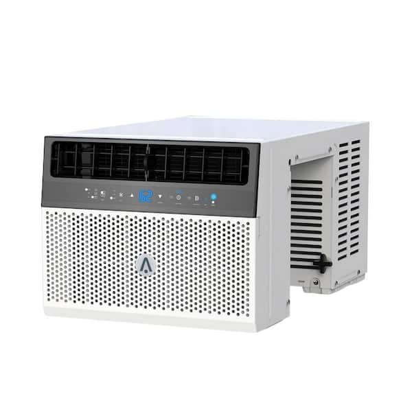 6000 BTU Window Air Conditioner, Cools 350 sq. ft with Window AC, Remote, 6 Modes, App Control in White for Bedroom