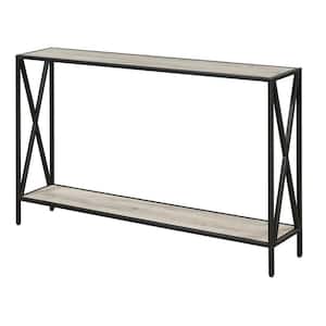 Tucson 47.25 in. L Sandstone 29 in. H Rectangle Particle Board Console Table with Metal Frame