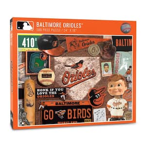 MLB Baltimore Orioles Retro Series Puzzle (500-Pieces)