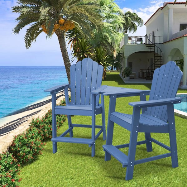 Navy blue polywood adirondack chairs sales