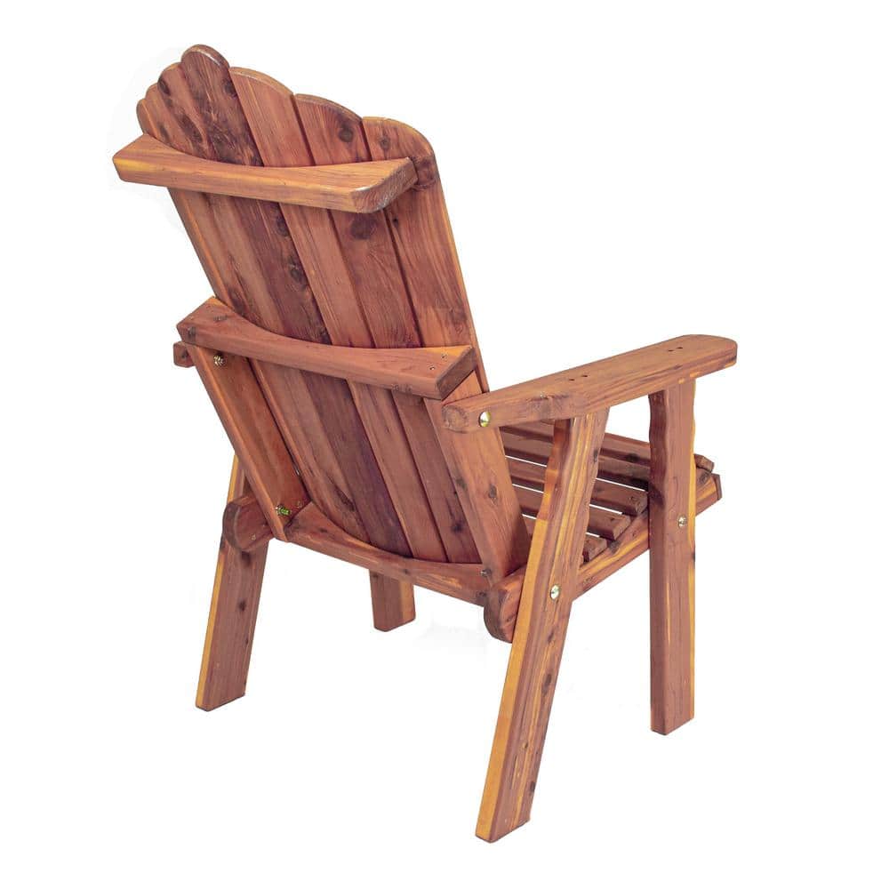 Handcrafted Cedar Stationary Outdoor Chair