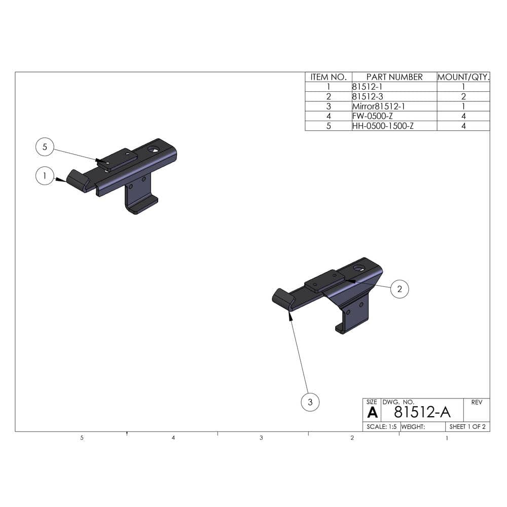 Snow Plow Custom Mount for Ford F150 1997-2004 and F250 1997-1999 and Ford Expedition/Navigator 1997-2002 - 1