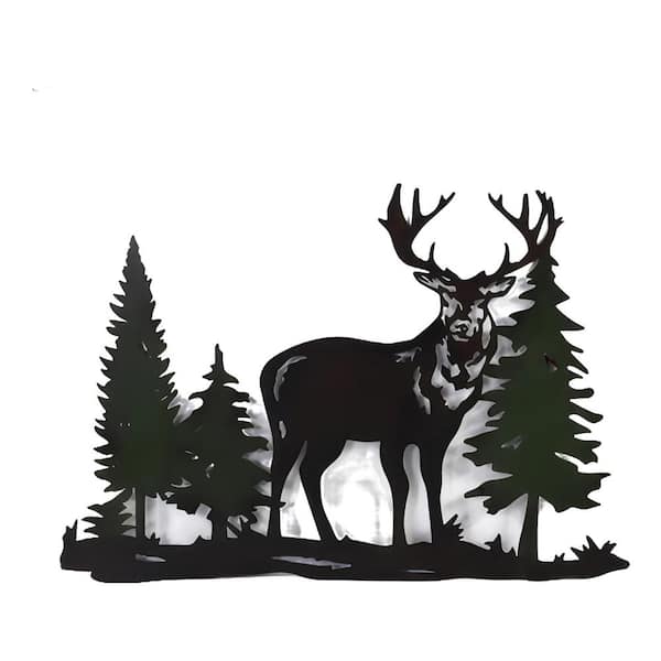 20 in. W Deer Wall Plaque Decoration