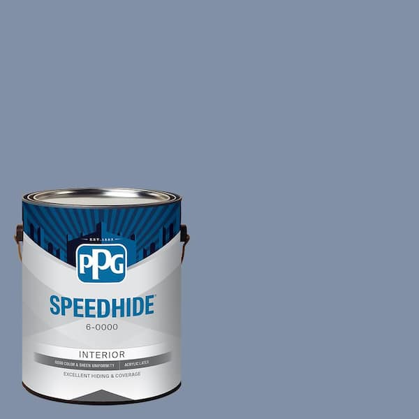 SPEEDHIDE 1 gal. PPG1164-5 Blueberry Muffin Semi-Gloss Interior Paint