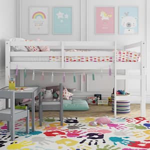 Anders White Junior Twin Loft Bed
