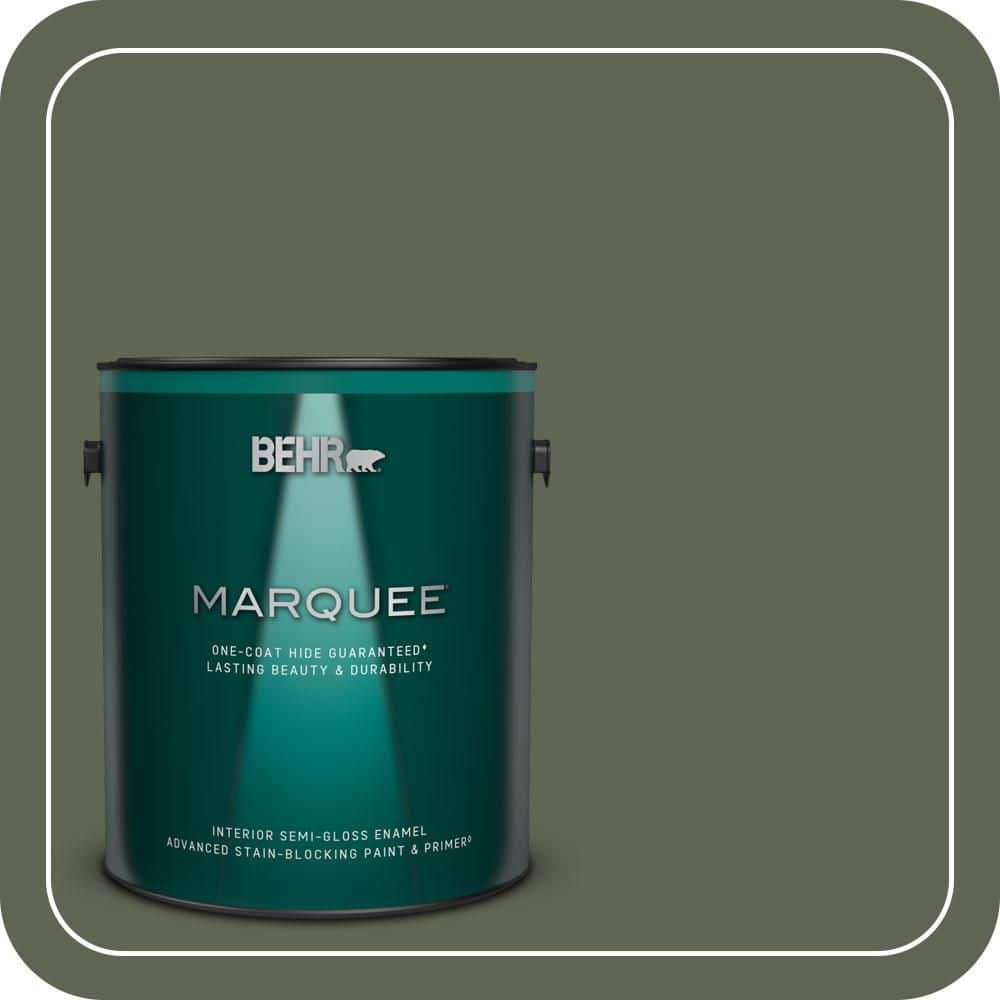 1 gal. #BXC-06 Amazon Foliage Semi-Gloss Enamel Interior Paint & Primer price history on PriceWatchPro