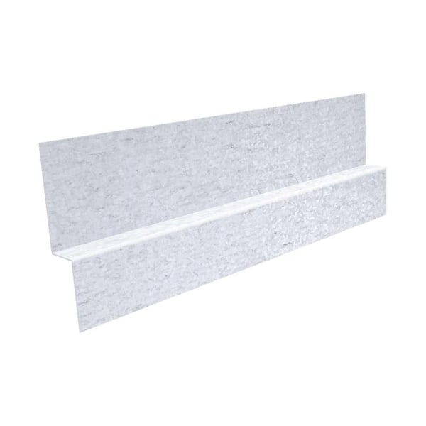Gibraltar Building Products 1 in. x 10 ft. 26-Gauge Galvanized Steel Z Bar Flashing