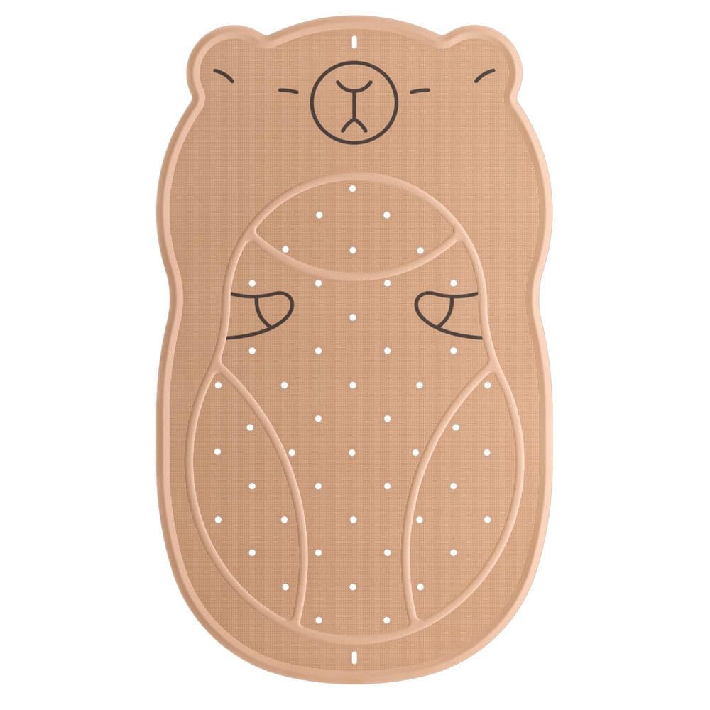 18 in. x 30 in. Non Slip Kids Capybara Bathtub Mat in Brown, Washable Anti Slip Tub Surface, Soft and Skin-Friendly price history on PriceWatchPro