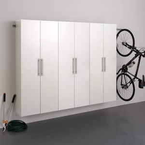 HangUps 3-Piece Composite Garage Storage System in White (90 in. W x 72 in. H x 16 in. D)