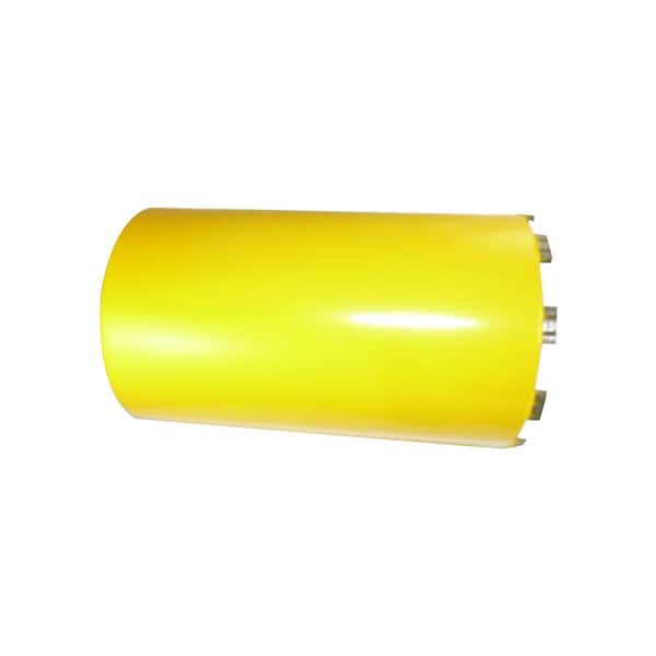PRO Yellow Series 4” Wet Diamond Core Bit for Heavy Reinforced Concrete 