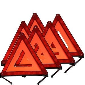 Shatex Reflective Warning Triangle Emergency Warning Triangle Roadside ...