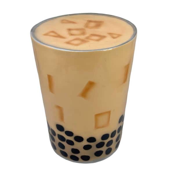 Boba Milk Tea Stool Polyresin Side Table 18"