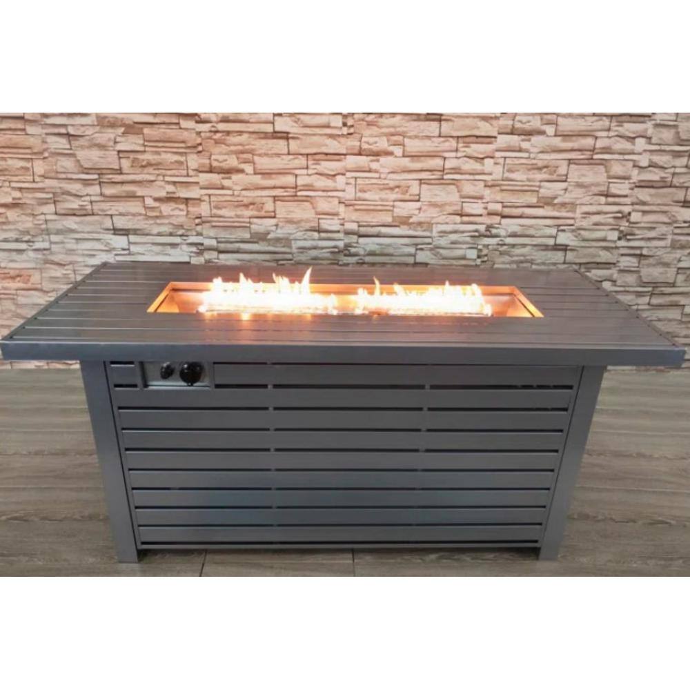 24 in. H x 54 in. W Stainless Steel Outdoor Rectangular Propane, Natural Ga