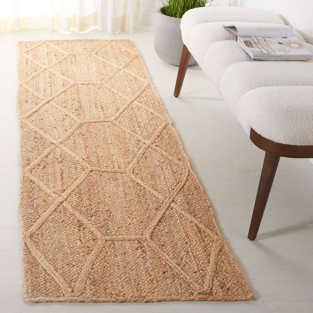 Natural Fiber 2 X 8 Natural Geometric Runner Rug price history on PriceWatchPro